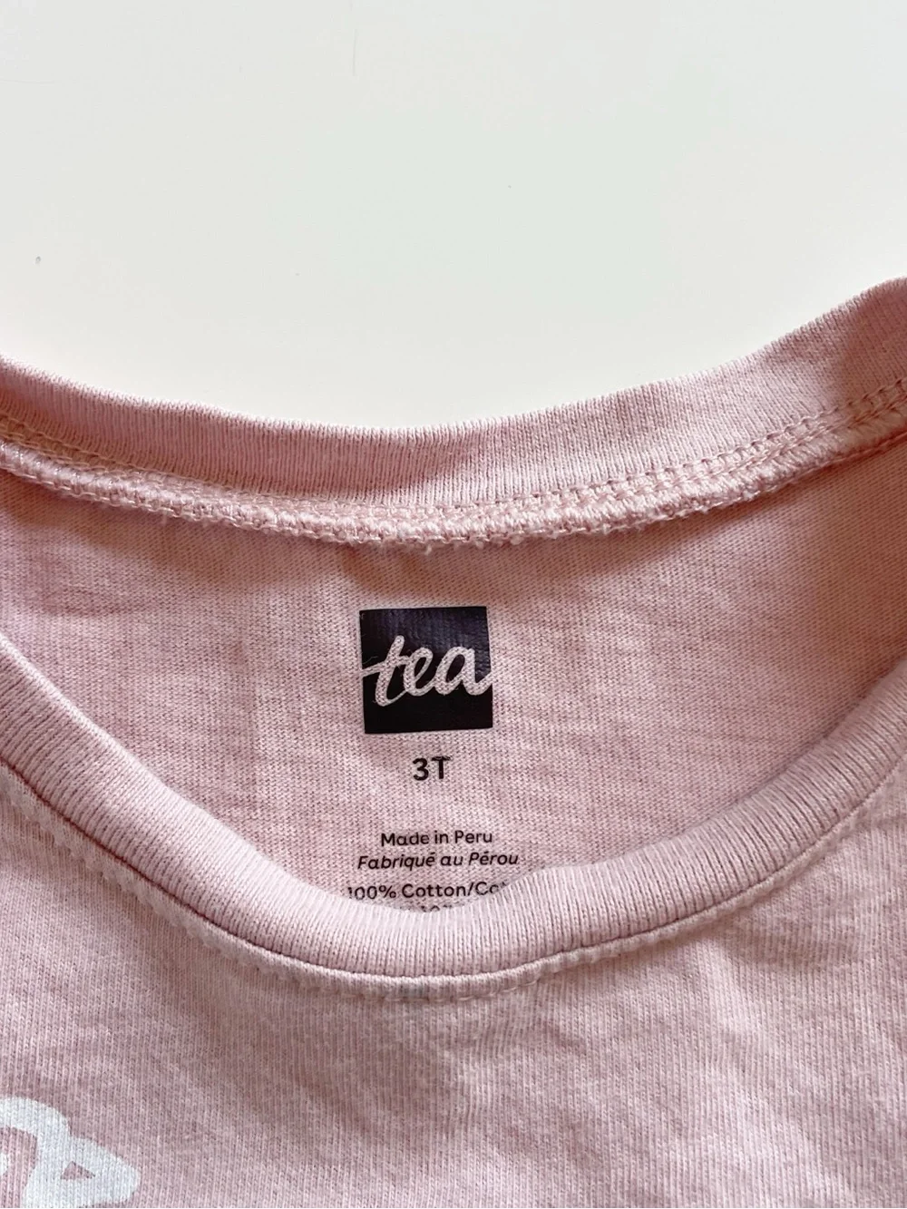Tea Collection Light Pink Cat Graphic Tee | 3T